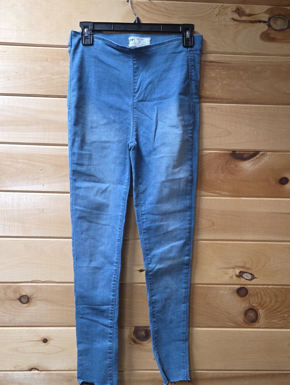 Free People Light Blue Stretch Jeggings